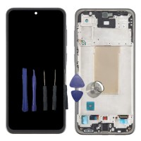 Oled Ecran pour Samsung Galaxy A36 5G, SM-A366B Avec Châssis Noir