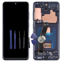Ecran LCD pour Samsung Galaxy S20 5G, SM-G981F, SM-G981B Avec Châssis noir( ne prenant pas en charge l'identification des empreintes digitales)