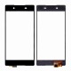 Ecran vitre tactile noir compatible Sony Z3+ Z4 E6553 E6533 